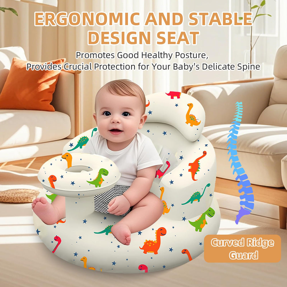 DDTPDE built-in air pump enables quick inflation for busy parents.