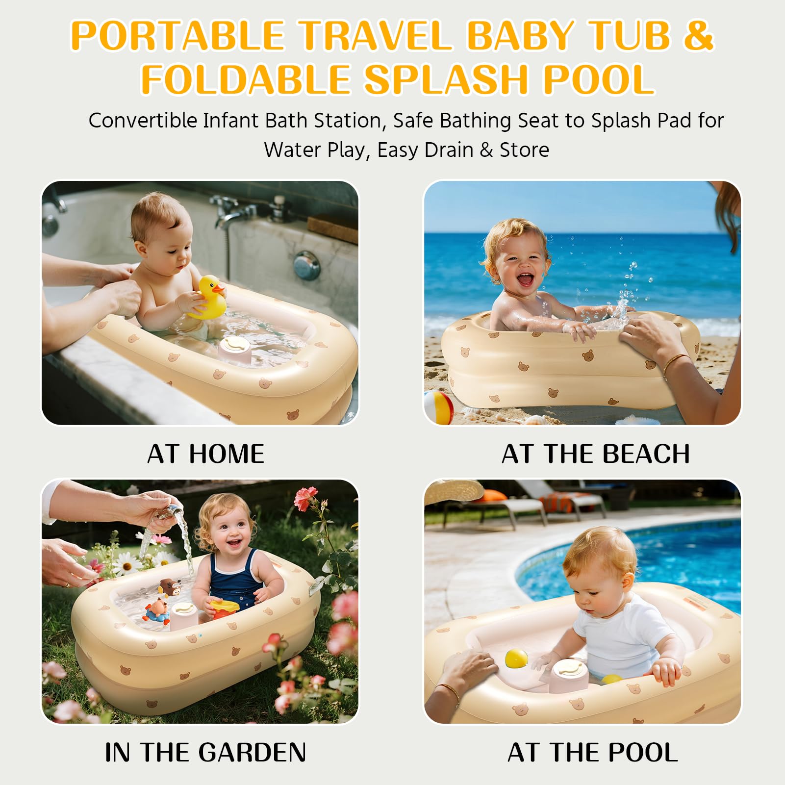 DDTPDE family-friendly design fits babies from 3 months to 5 years.