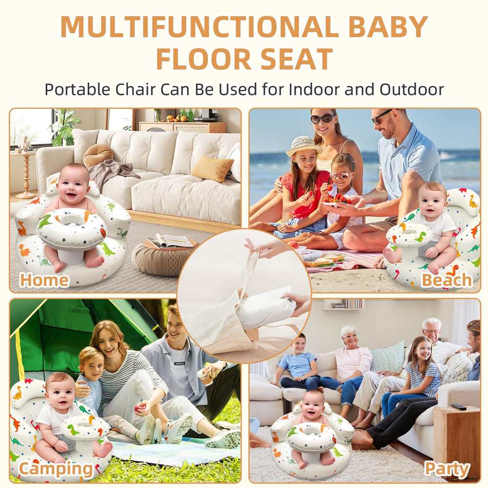 DDTPDE wide backrest promotes proper posture during early sitting.
