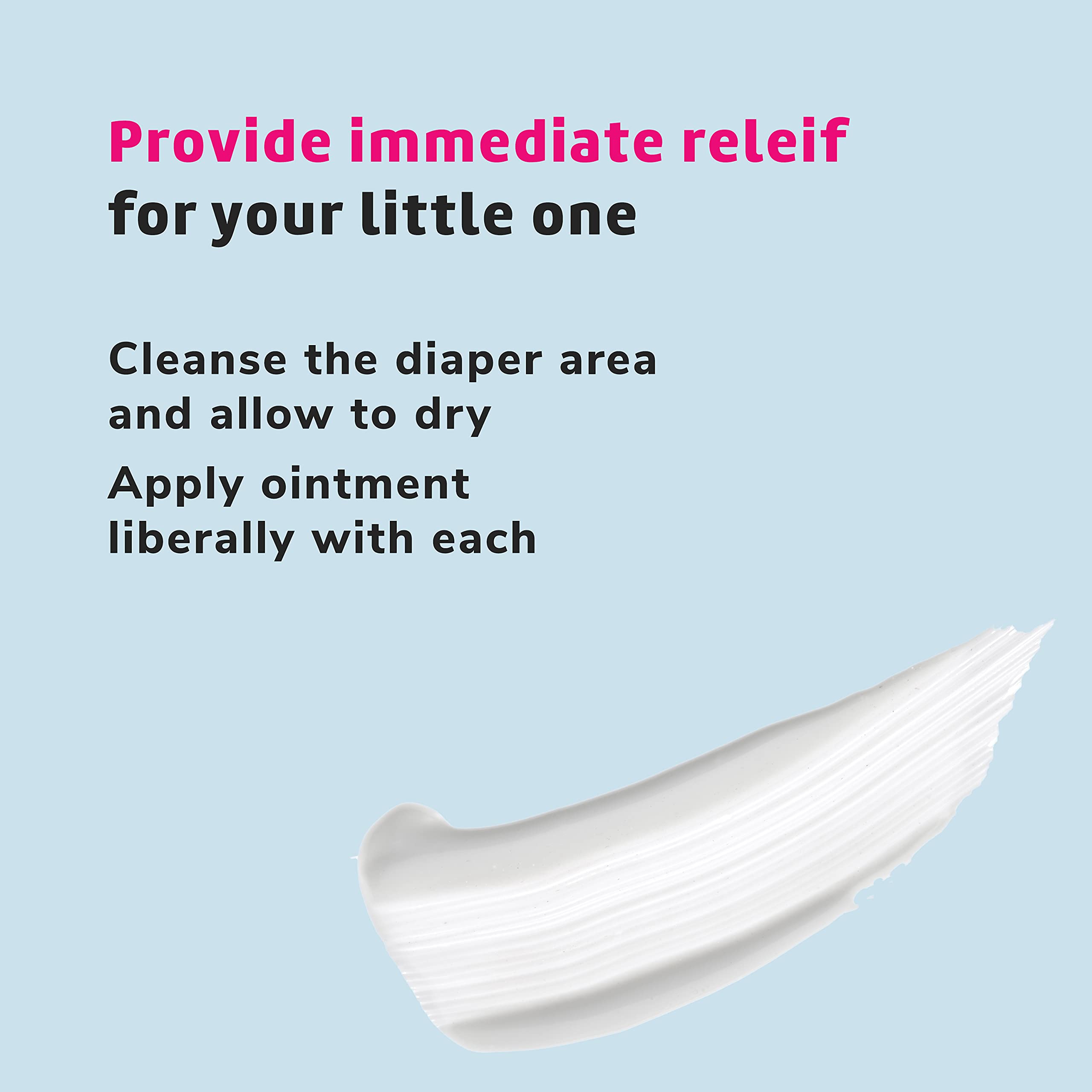 De La Cruz diaper rash ointment Vitamin E icon signals antioxidant care.