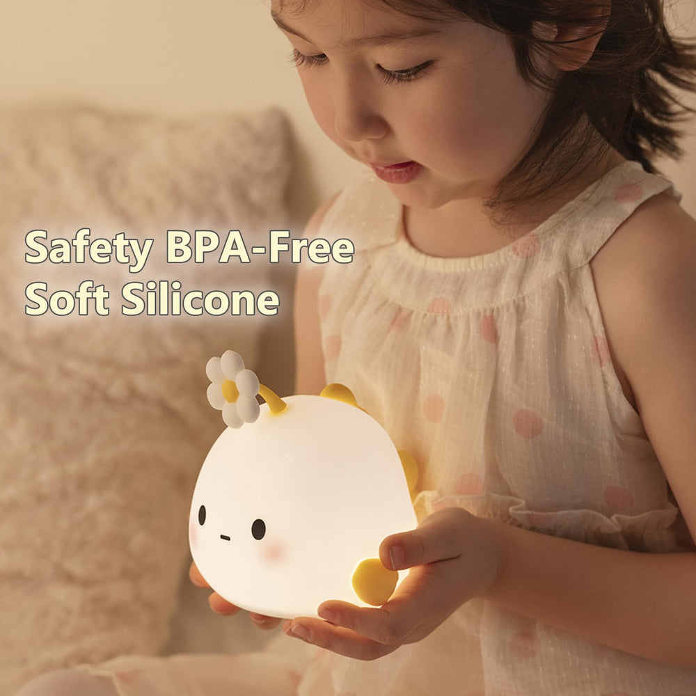 DEALFUN Flower Fish night light shows friendly, child-safe design