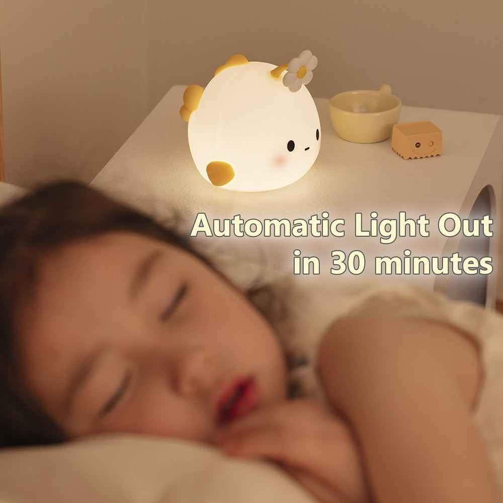 DEALFUN Flower Fish night light portable battery for travel