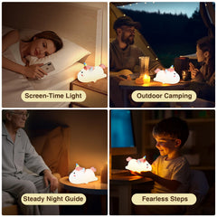 Dealswin BPA-free silicone lamp safely hugs kids during cuddles.