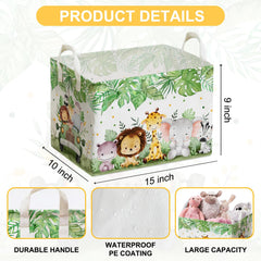 DEANHOT Animal Foldable Storage Box waterproof fabric keeps clothing tidy.