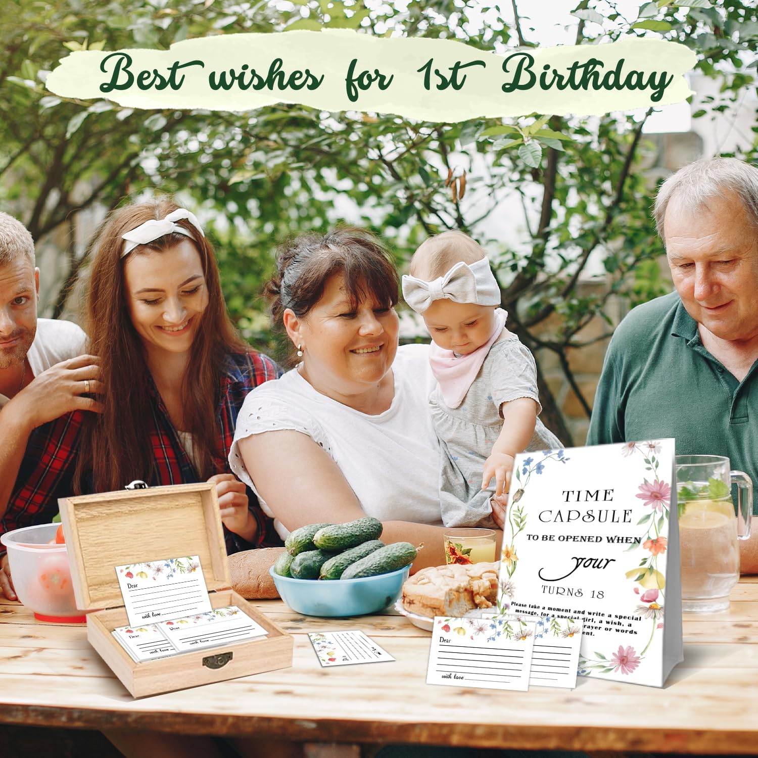 DEANHOT Floral Time Capsule keepsakes encourage sharing heartfelt messages on milestones