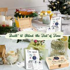 DEANHOT Hardwood time capsule box ensures memories are safely stored.