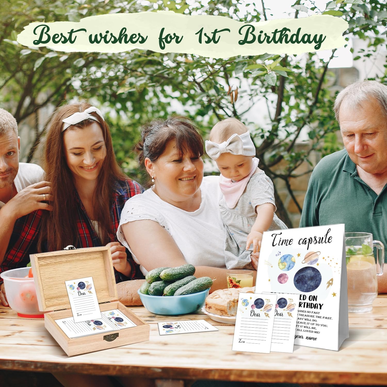 DEANHOT Time capsule gift for new parents and family memories.