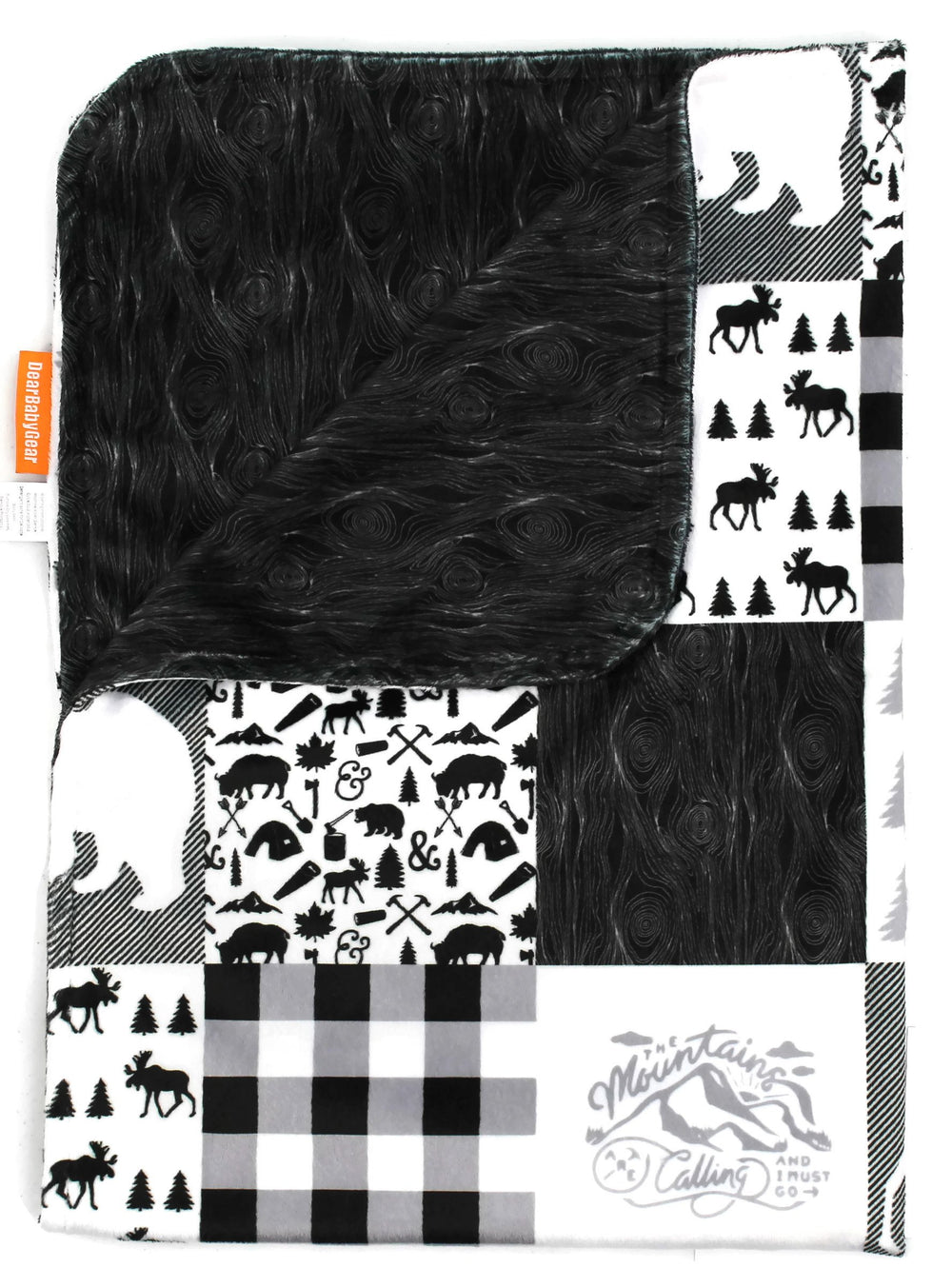 Dear Baby Gear Bears Deluxe Blanket 40x30 inches ideal for crib or playmat.