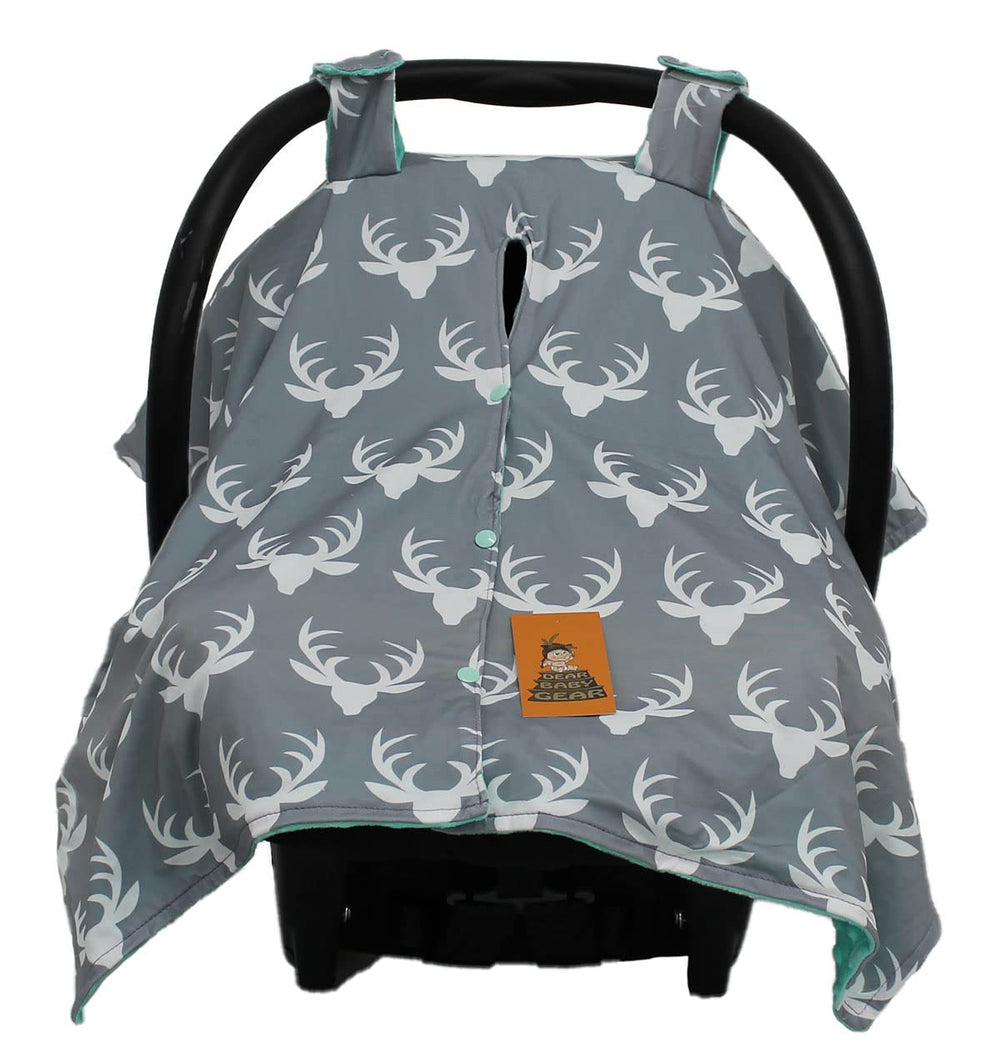 Dear Baby Gear easy attachments with hook-and-loop fasteners stay secure.