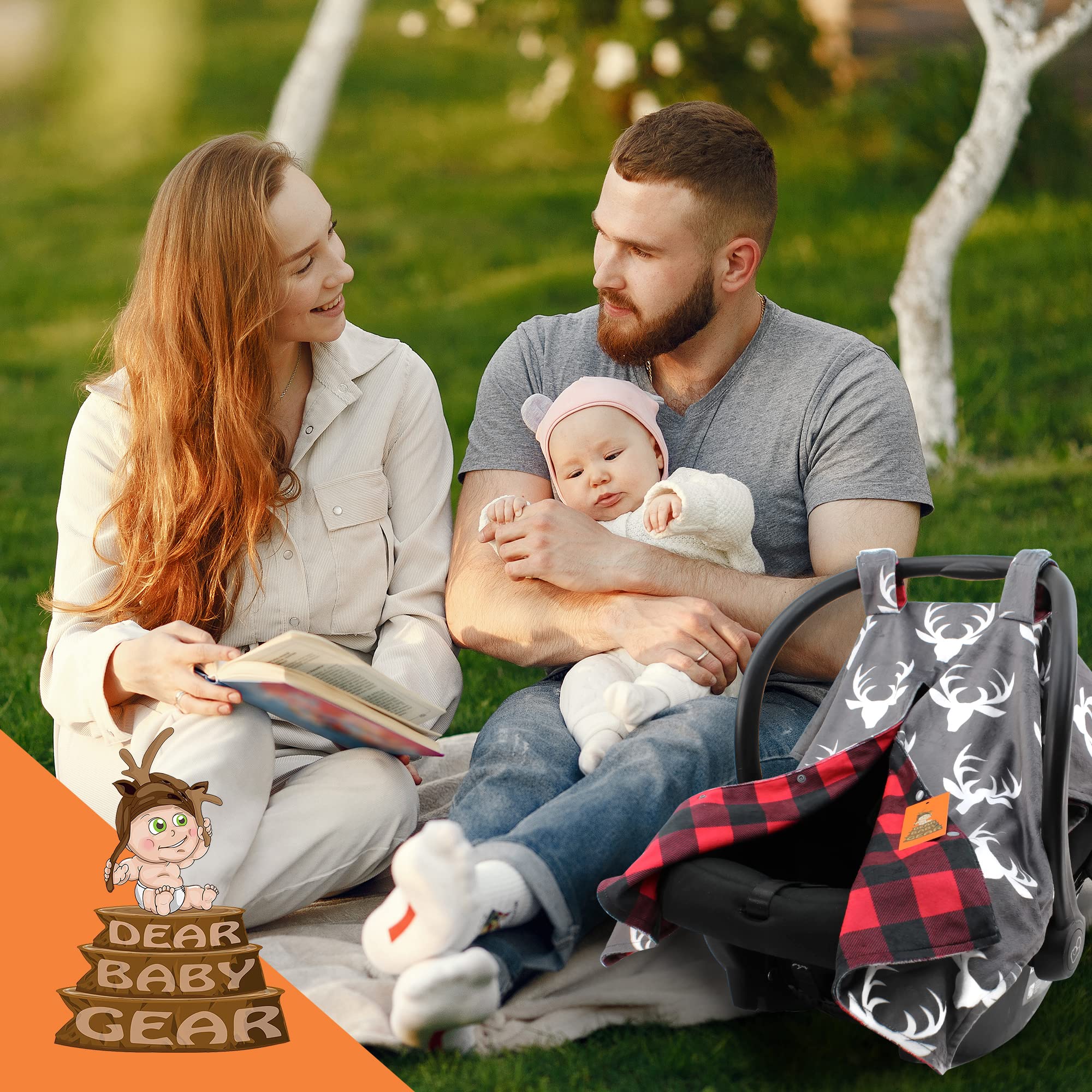 Dear Baby Gear stroller shade keeps you and baby comfortable during outdoor strolls.