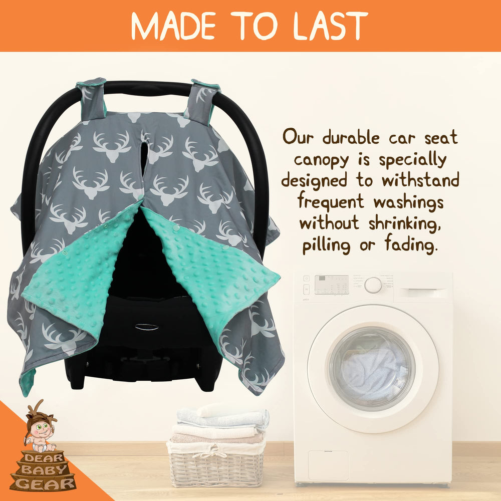 Dear Baby Gear stroller shade design helps keep little one comfortable outdoors.