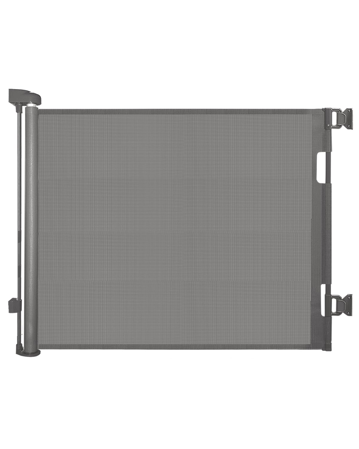 DEAR LOV retractable gate at stairs provides secure containment for kids.