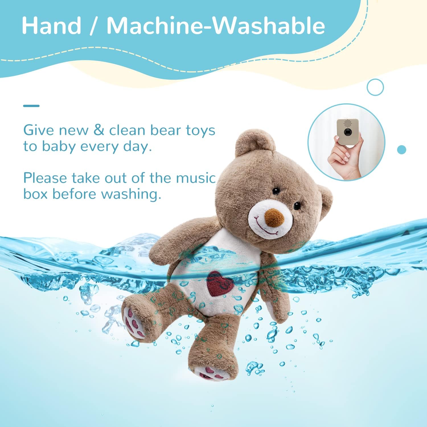 DEARBABY sleep toy acts as soothing companion for bedtime
