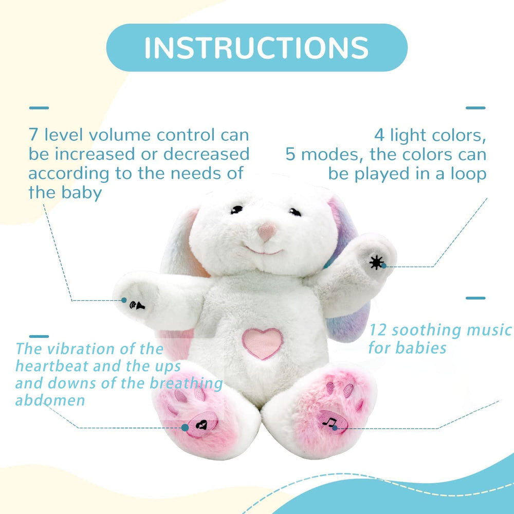 DEARBABY cry-activated sensor resumes last noise to soothe quickly.
