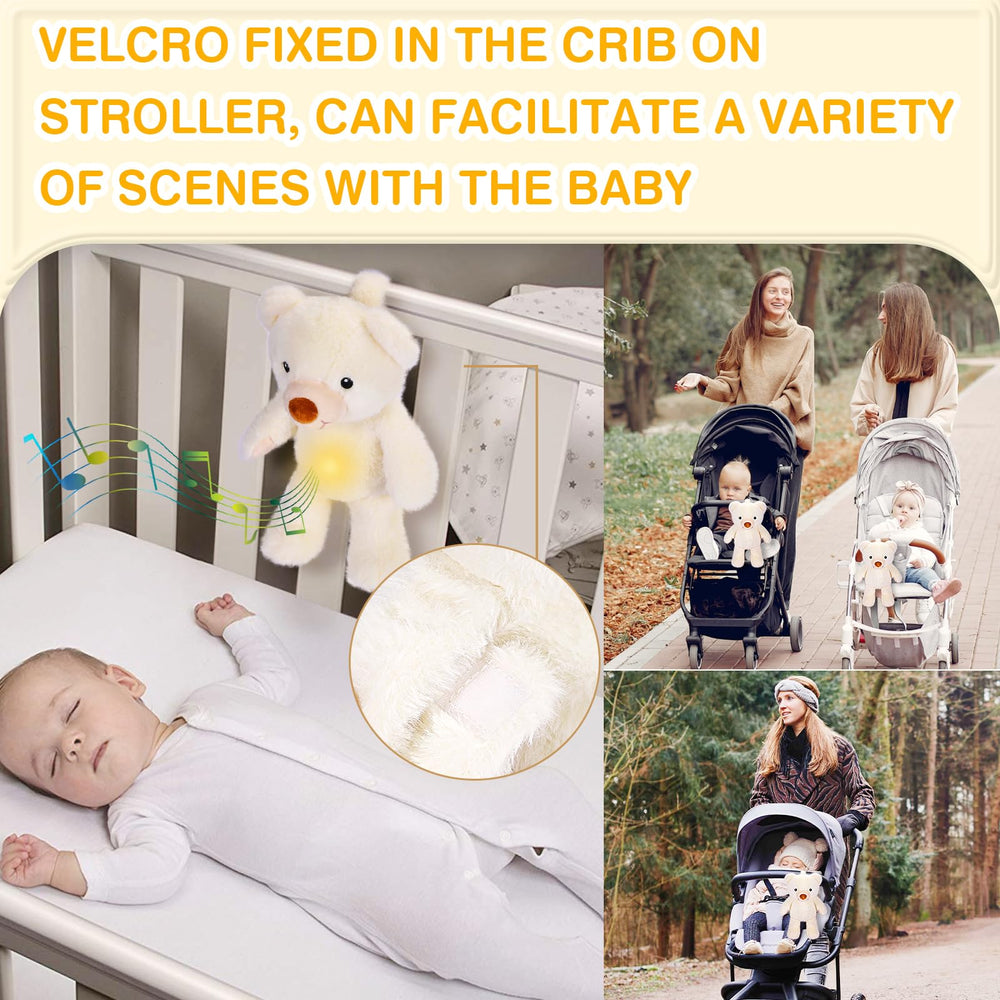 DEARBABY sleep soother features ocean waves and lullabies to relax baby.