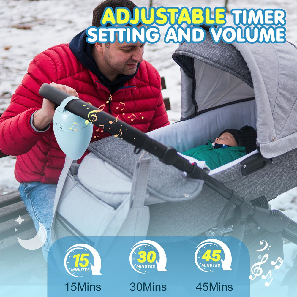 DEARBABY stroller rocker on the go setup shown attached to a pushchair