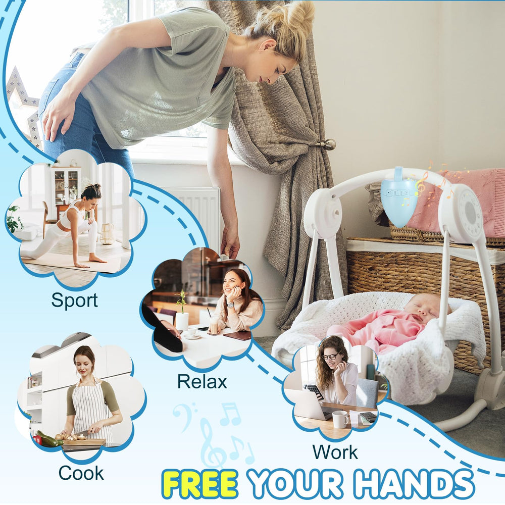 DEARBABY rechargeable portable stroller rocker for travel
