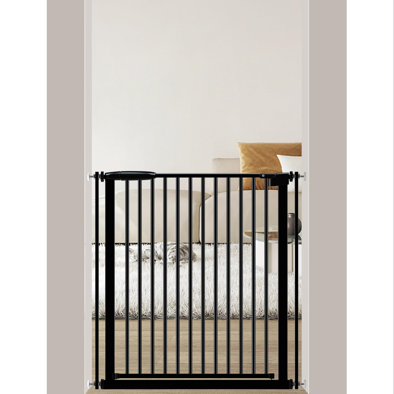 DEARBB wide opening accommodates strollers and larger pets for convenient passage.