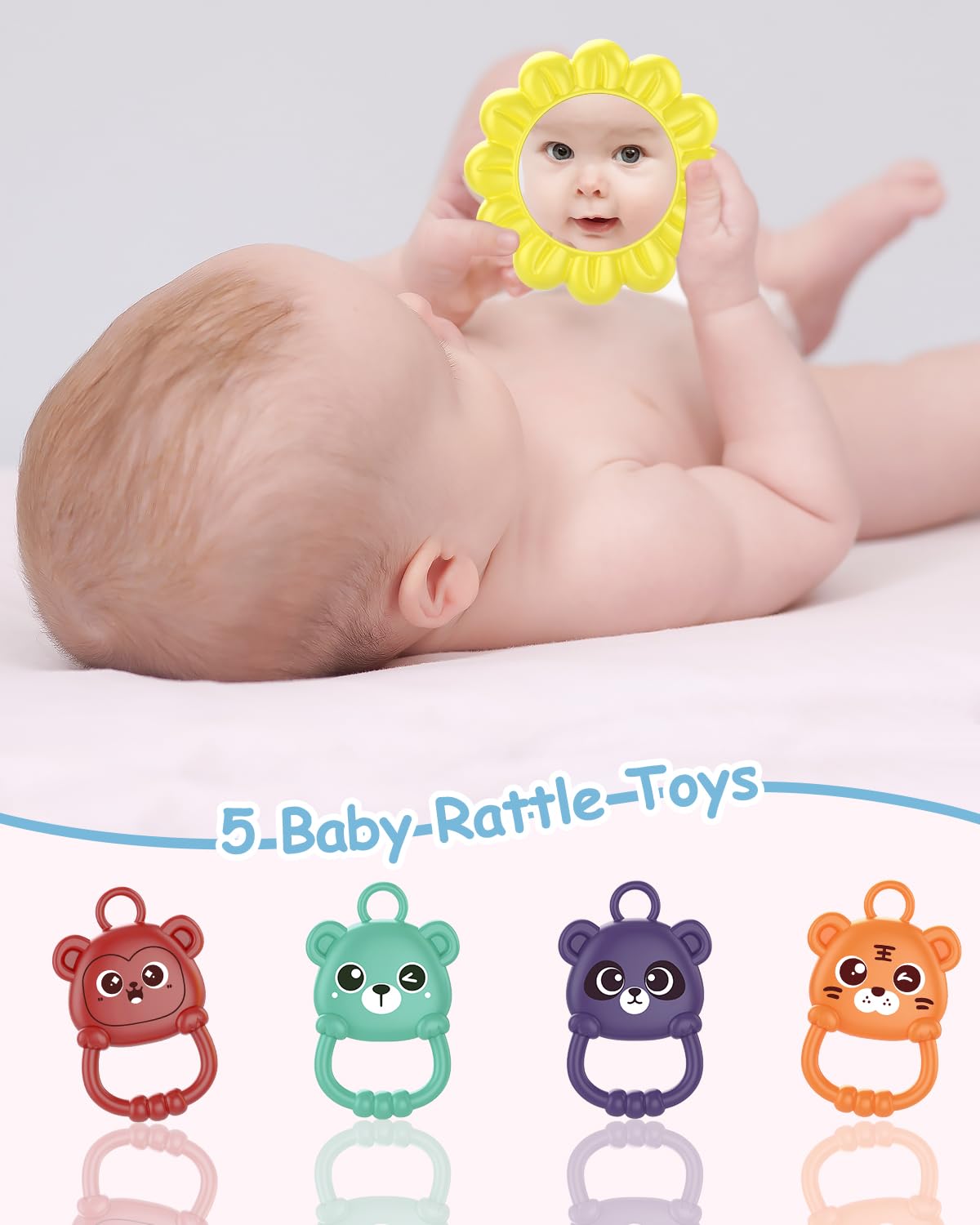 Dearlomum Baby Play Gym machine-washable mat keeps cleanup quick after play