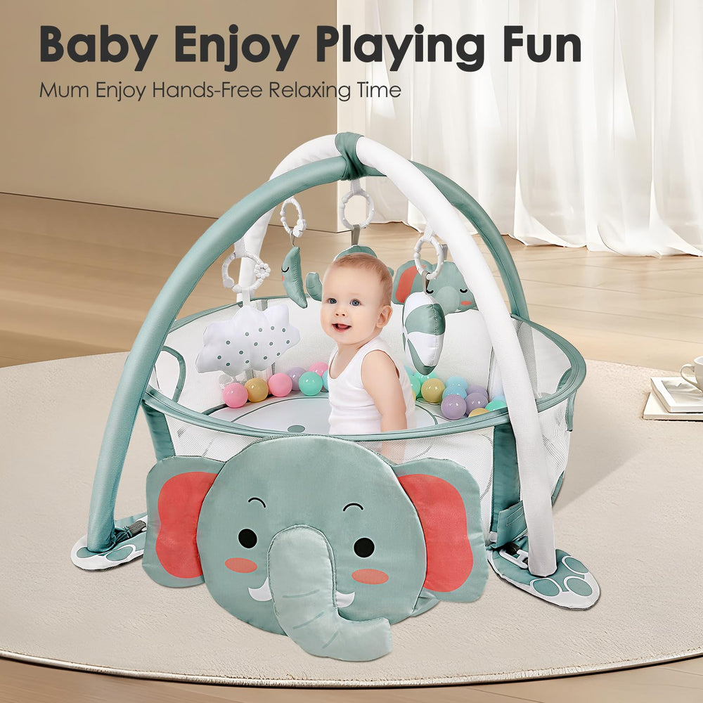 Dearlomum elephant hanging toys pendant offer varied textures and gentle sounds.
