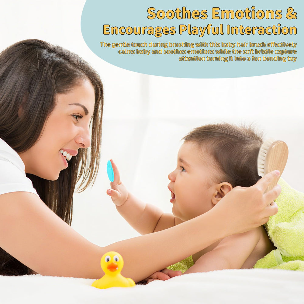 DEBETOOL Newborn grooming routine highlights a gentle daily ritual.