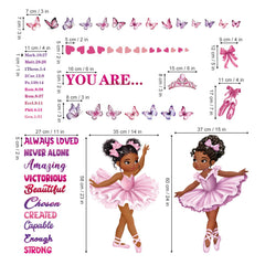 Decalmile baby nursery wall decor stickers are durable and washable for busy spaces.
