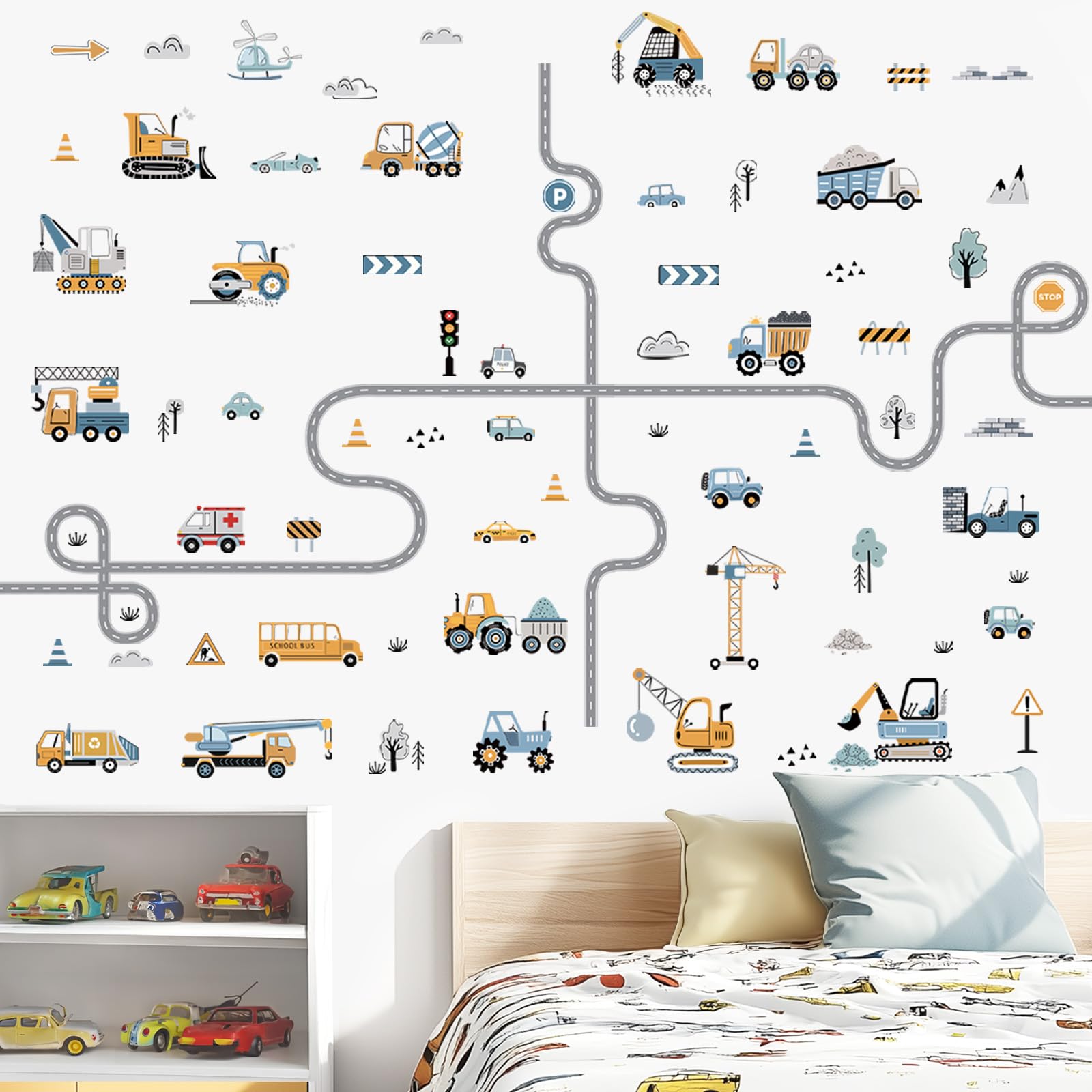 decalmile bright colors wall stickers decorate kids' walls and play areas