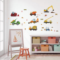 DecalMile crane wall sticker enhances classroom or playroom decor