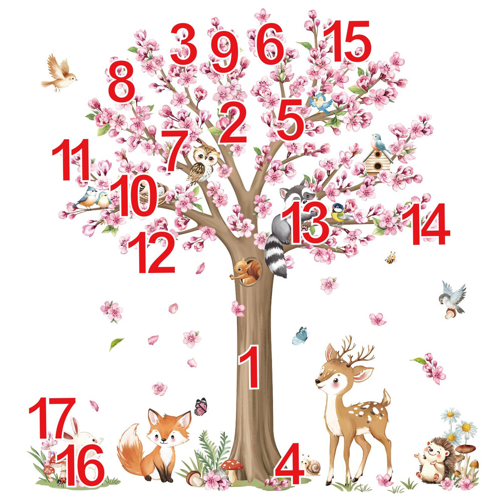 Decalmile dining and living room wall decal serves as backdrop accent