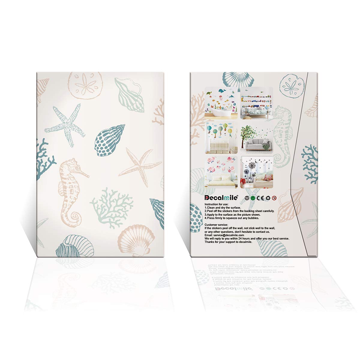 decalmile DIY forest scene wall sticker setup inspires decorating ideas