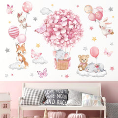 Decalmile elephant bear nursery wall decor sparks imagination without mess