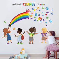 decalmile Equality wall sticker highlights inclusive decor for bedrooms and study corners