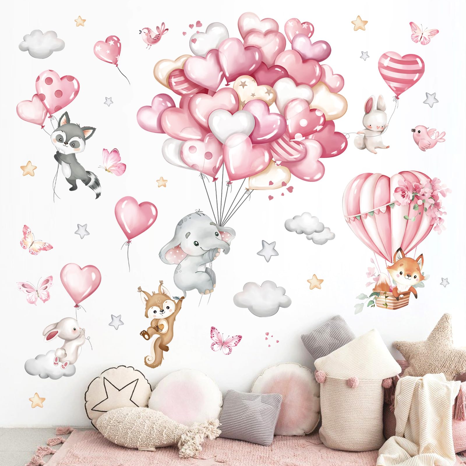 DecalMile forest animals fox wall sticker adds whimsical decor to playroom