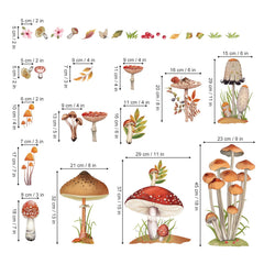 Decalmile girls bedroom mushroom decor sparks imagination and color.