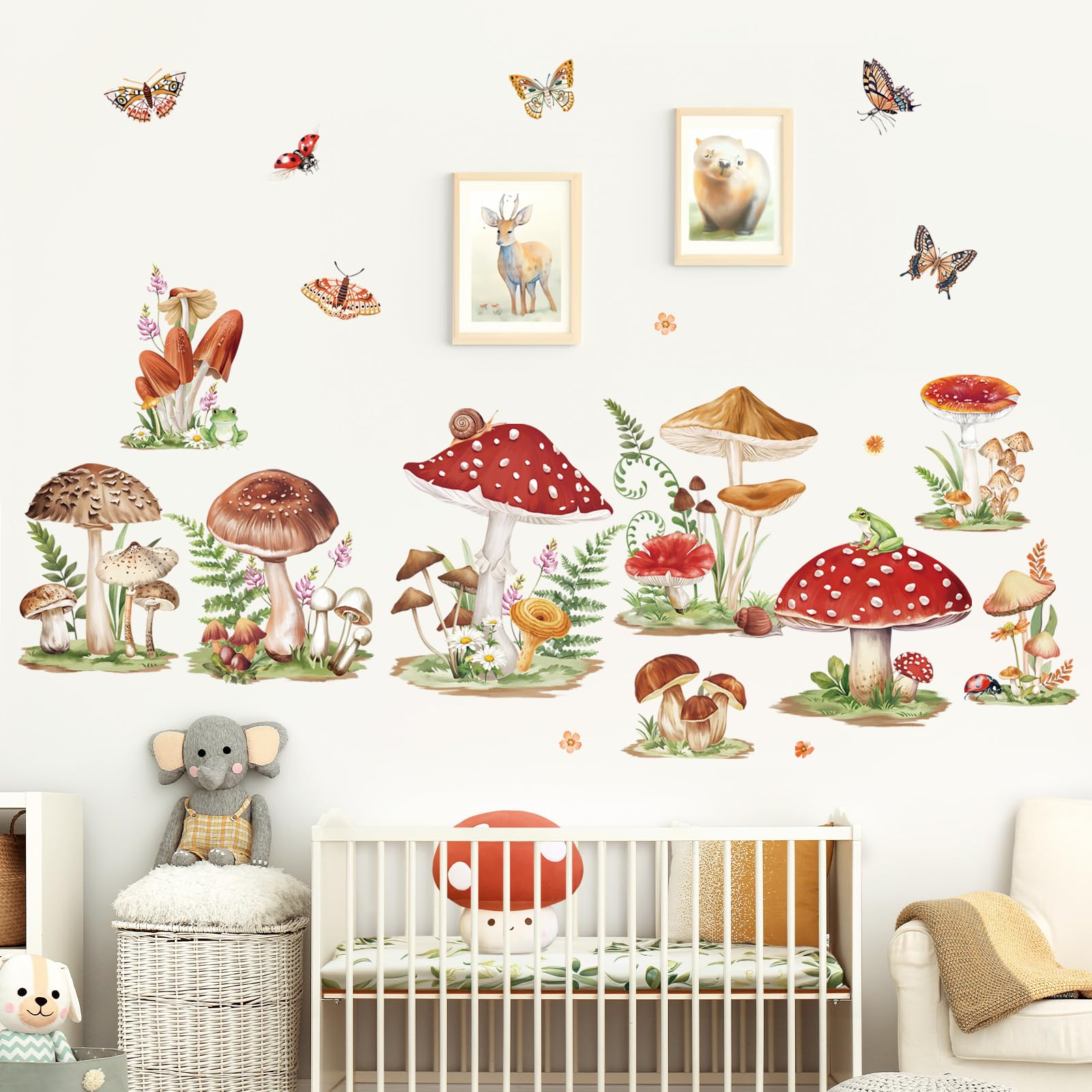 decalmile insects wall sticker brightens baby nursery with playful charm