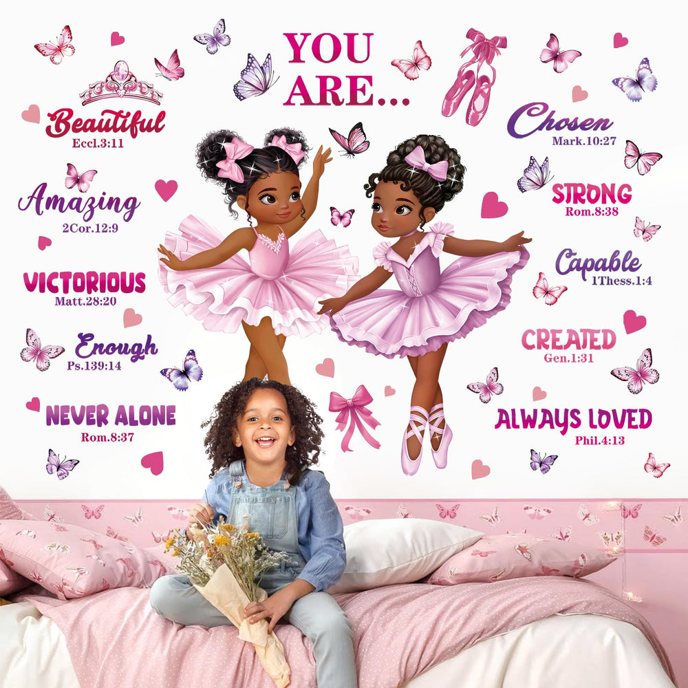 Decalmile inspirational quotes wall decals create empowering bedroom spaces.