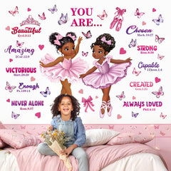 Decalmile inspirational quotes wall decals create empowering bedroom spaces.