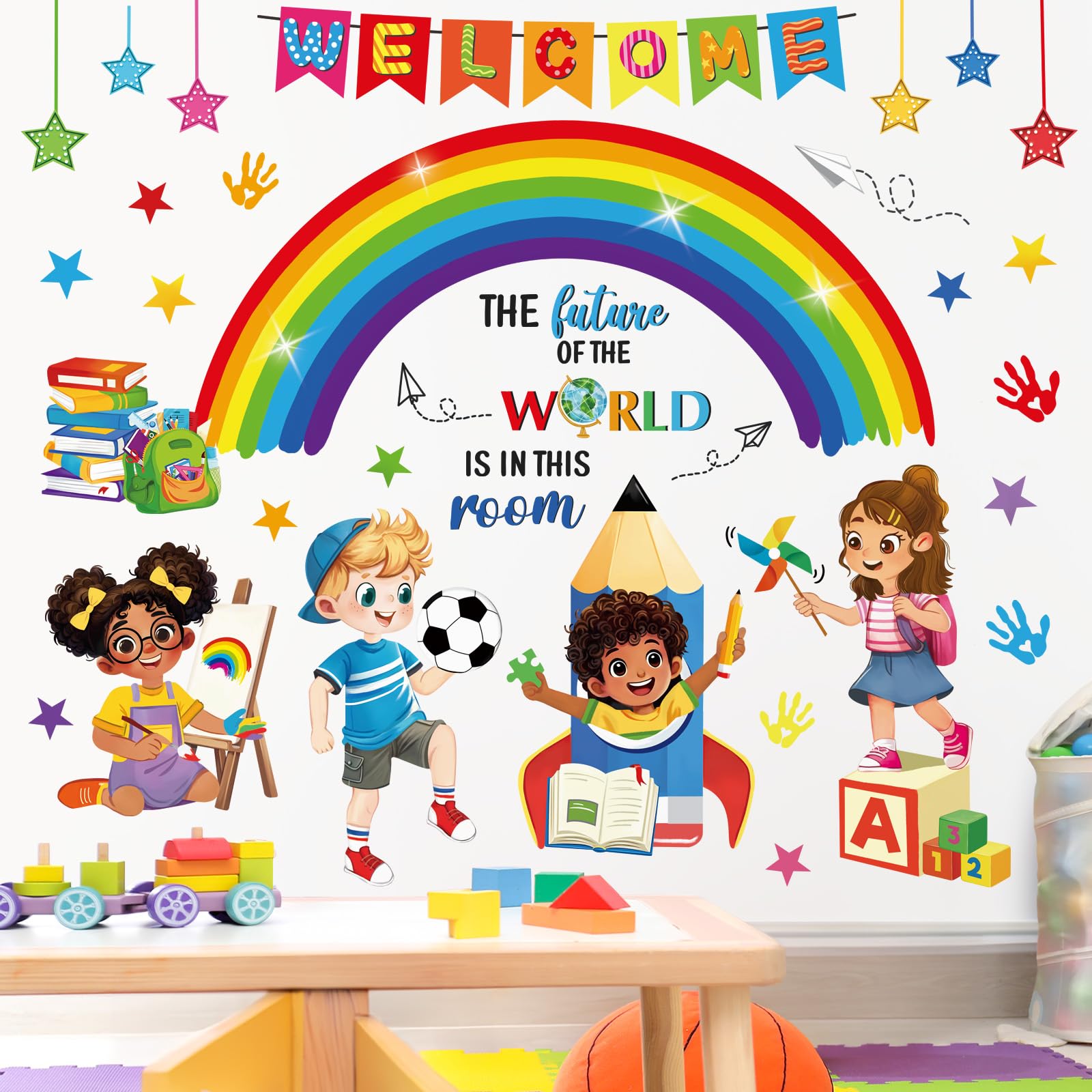 Decalmile inspirational quotes wall stickers encourage reading and motivation.