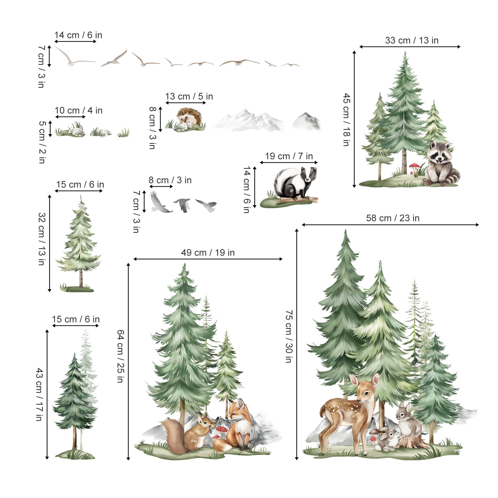 decalmile kids-bedroom decal creates an immersive decor space that feels cozy.