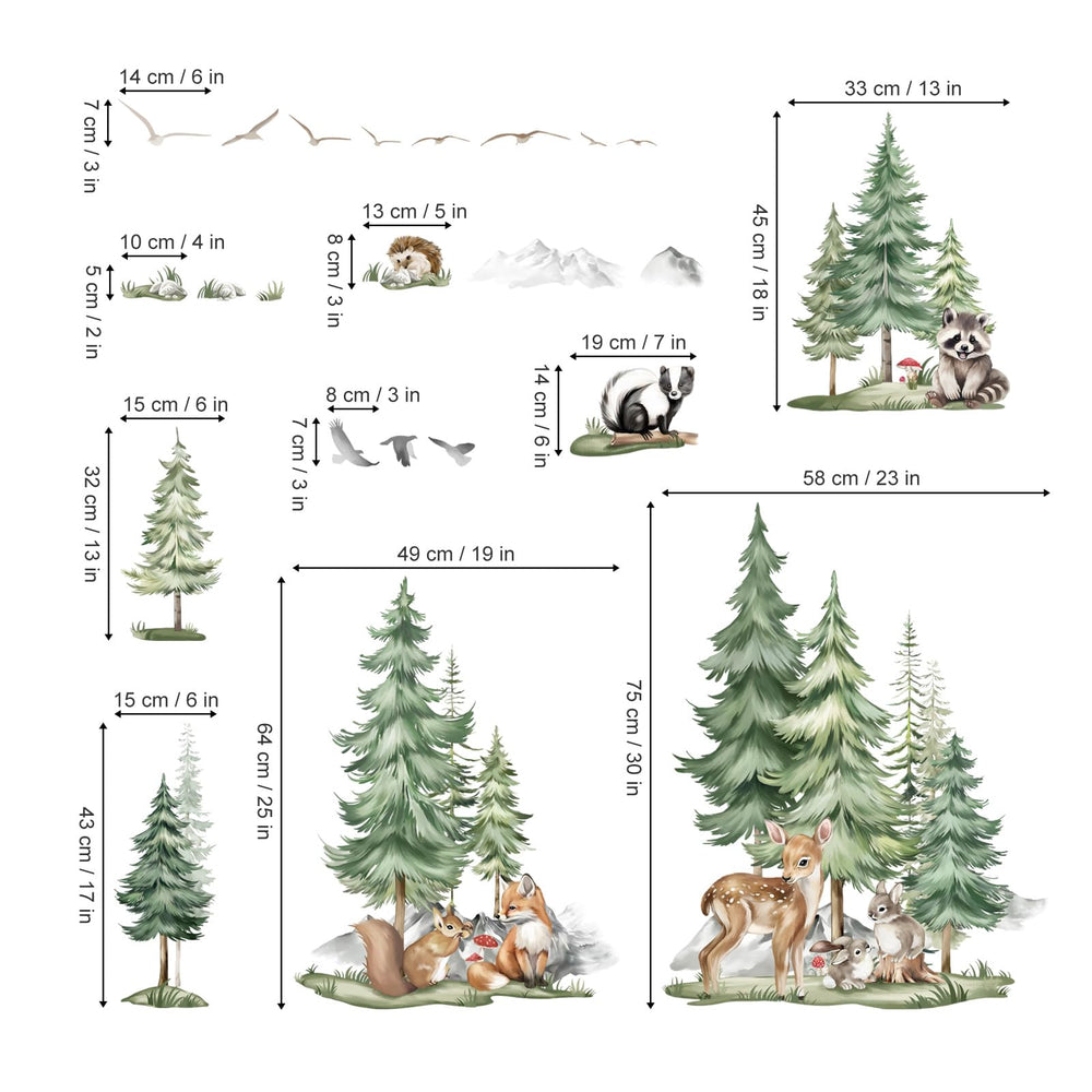 decalmile kids-bedroom decal creates an immersive decor space that feels cozy.