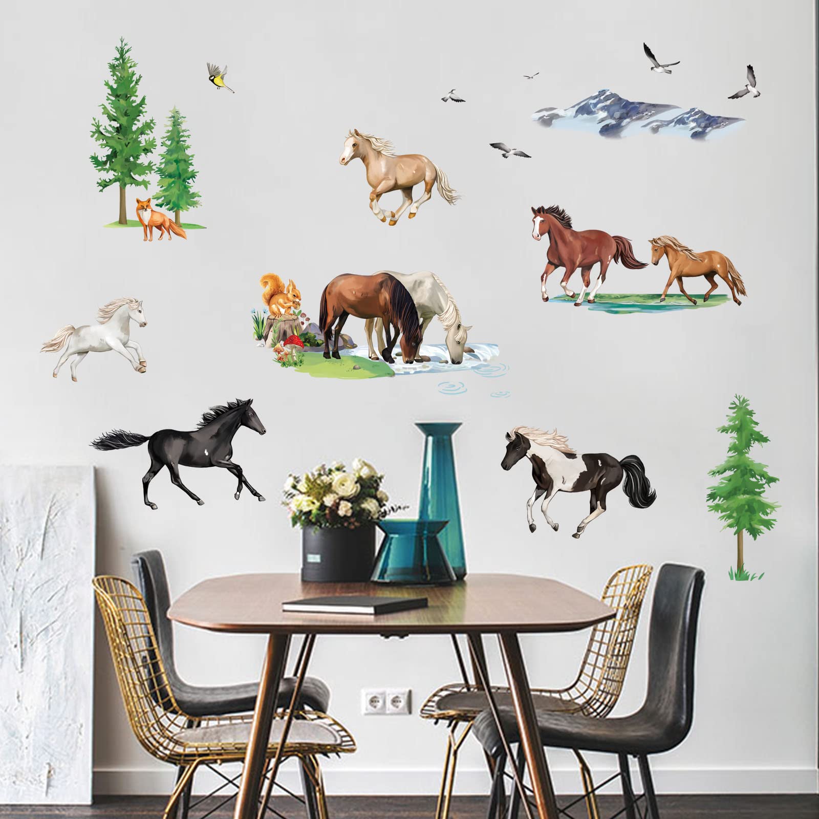 decalmile kids bedroom forest wall decal sparks imaginative play
