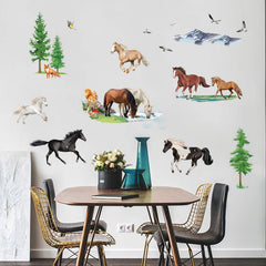 decalmile kids bedroom forest wall decal sparks imaginative play