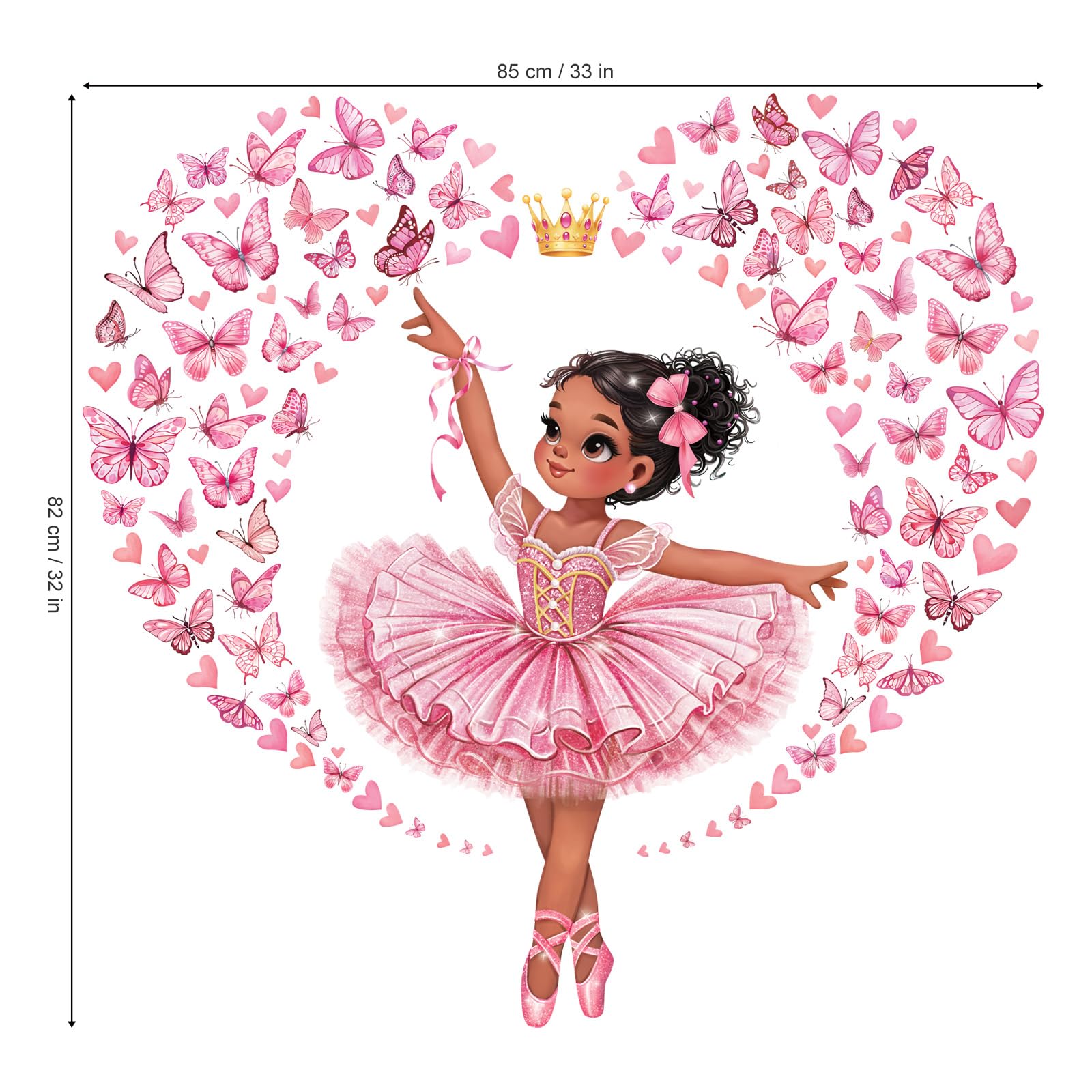 Decalmile easy-peel kids room wall stickers for quick redecoration