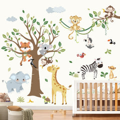 decalmile monkey tree wall decal sparks imaginative play in kids’ rooms