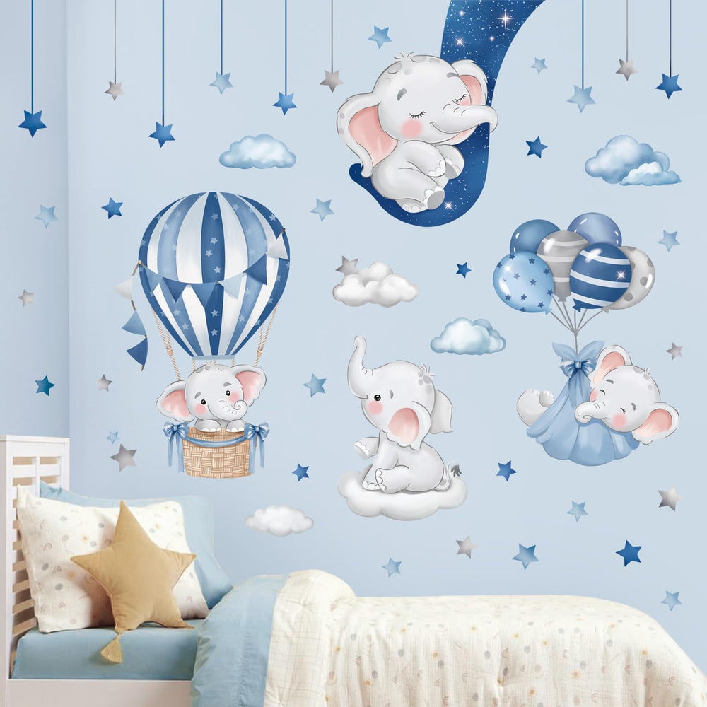 decalmile moon and clouds wall decor creates a gentle nightscape for bedtime rituals