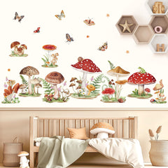 decalmile mushroom wall decal bright nursery decor that sparks imaginative play