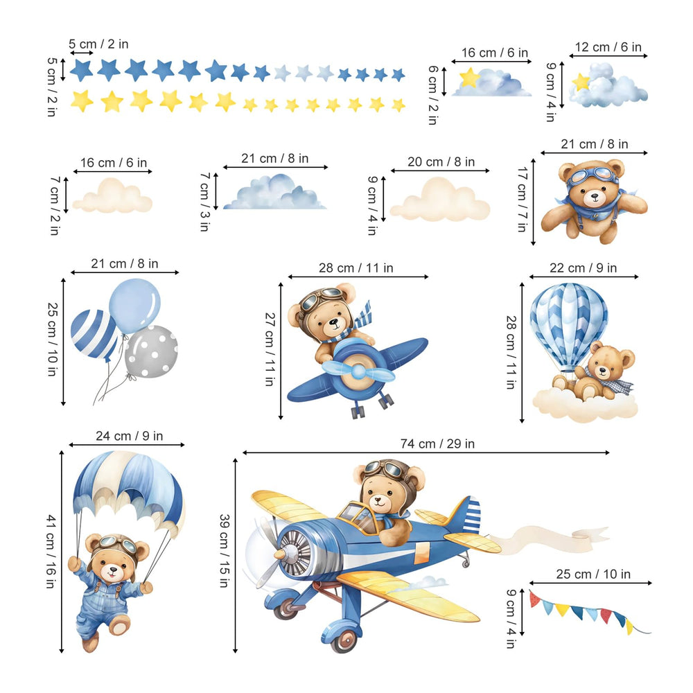 Decalmile nursery wall stickers offer flexible DIY decor options