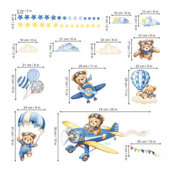Decalmile nursery wall stickers offer flexible DIY decor options