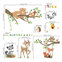 decalmile removable waterproof wall stickers easy to reposition on smooth surfaces