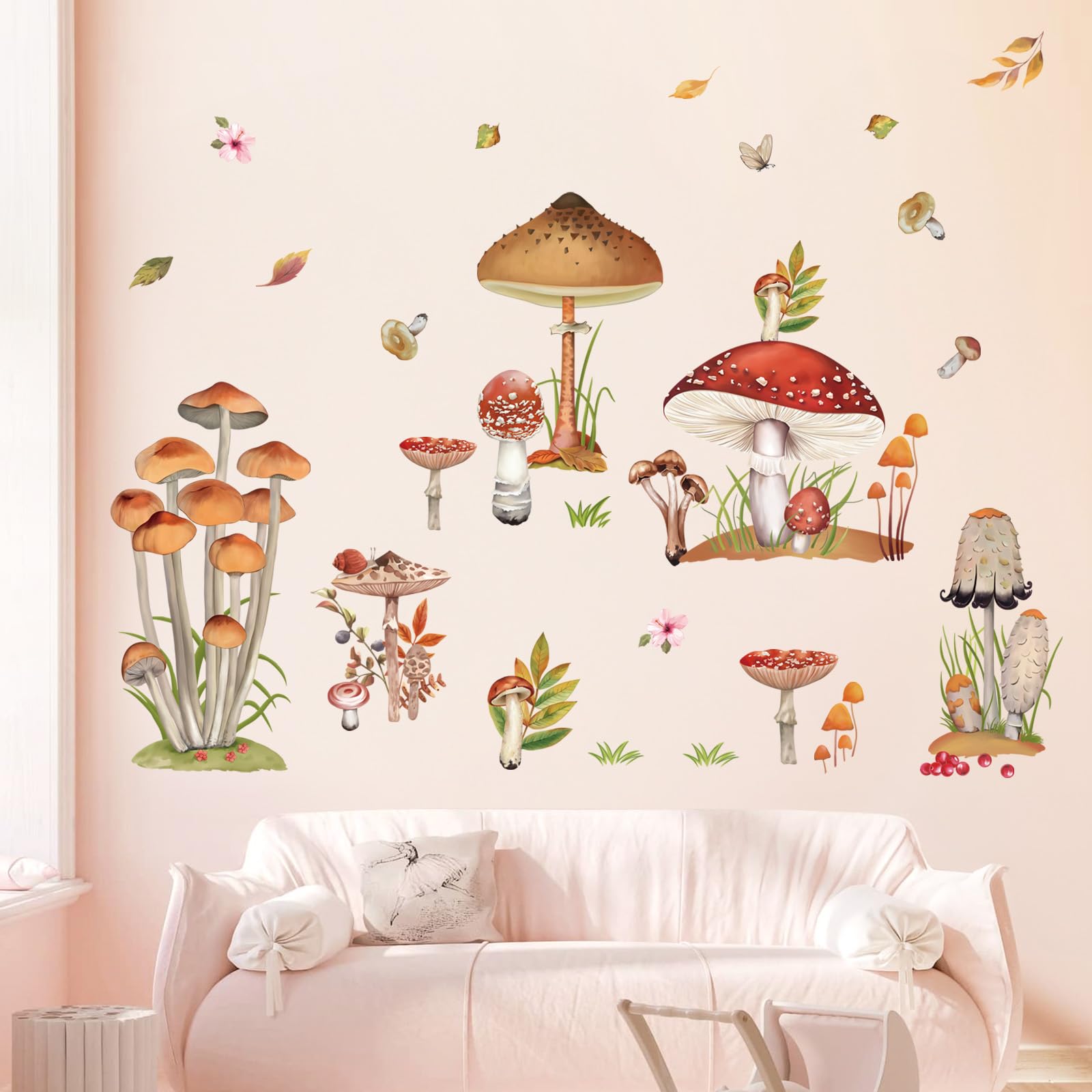 Decalmile spring-forest wall stickers refresh living spaces with playful nature accents.